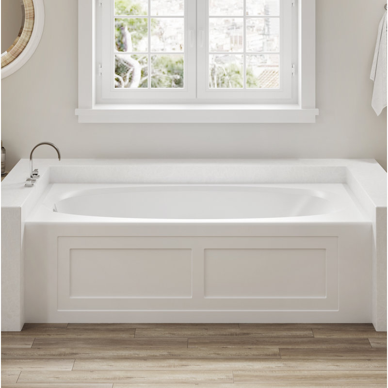 JACUZZI® Amiga 72" x 36" Alcove Soaking Bathtub Wayfair